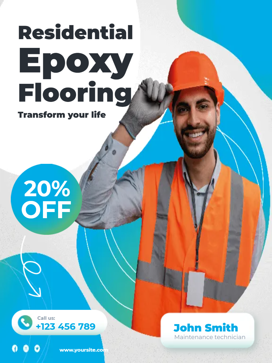 Custom Outdoor Yard Signs Multiple Sizes Residential Epoxy Flooring