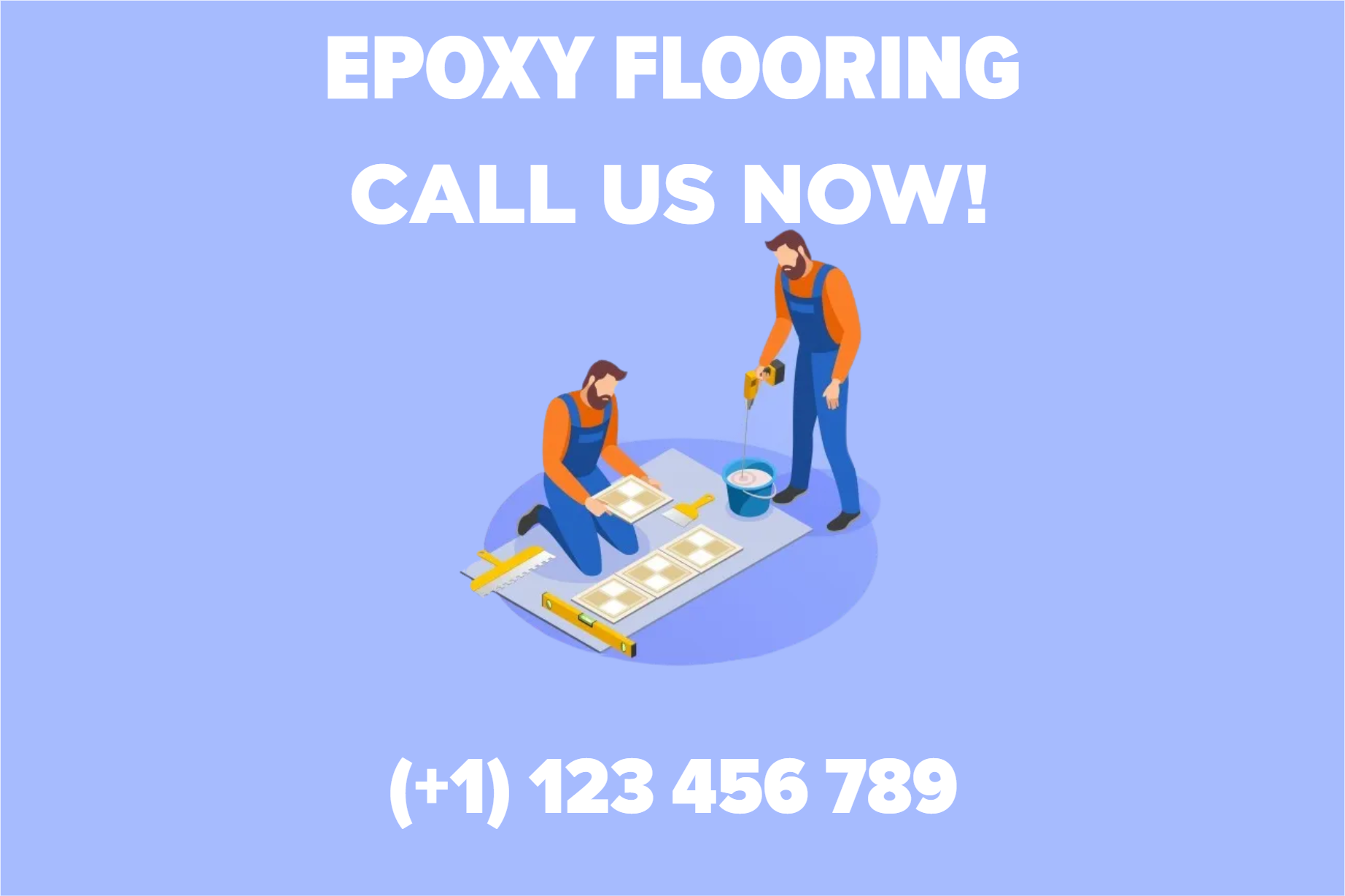 Custom Outdoor Yard Signs Multiple Sizes Epoxy Flooring Call Us Now