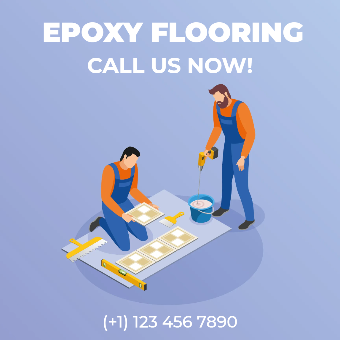 Custom Outdoor Yard Signs Multiple Sizes Epoxy Flooring Call Us Now