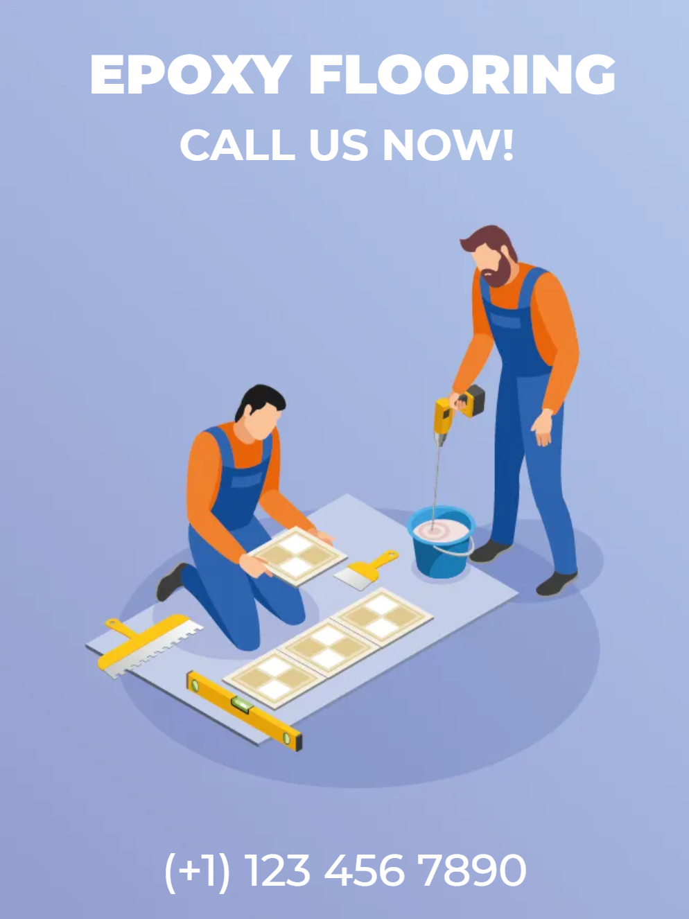 Custom Outdoor Yard Signs Multiple Sizes Epoxy Flooring Call Us Now