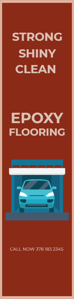 Custom Outdoor Yard Signs Multiple Sizes Garage Epoxy Flooring