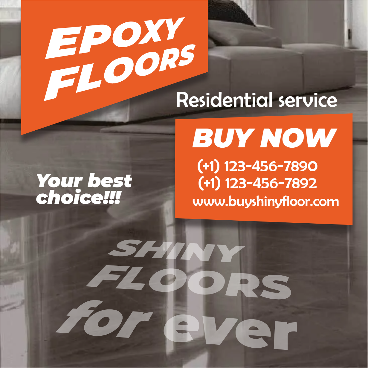 Custom Outdoor Yard Signs Multiple Sizes Shiny Floors