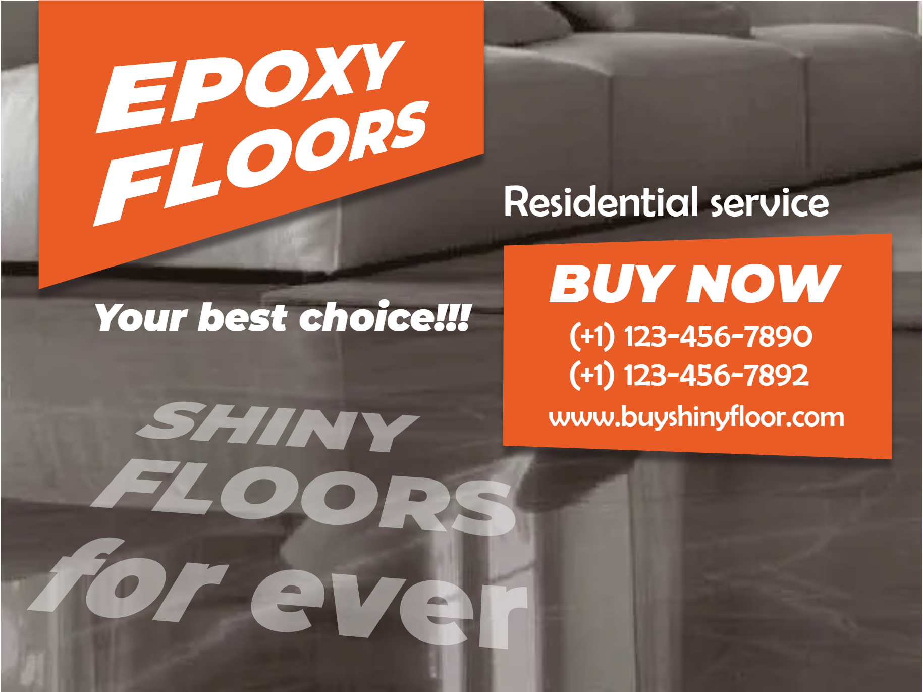 Custom Outdoor Yard Signs Multiple Sizes Shiny Floors