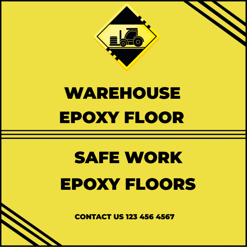 Custom Outdoor Yard Signs Multiple Sizes Warehouse Epoxy Floor