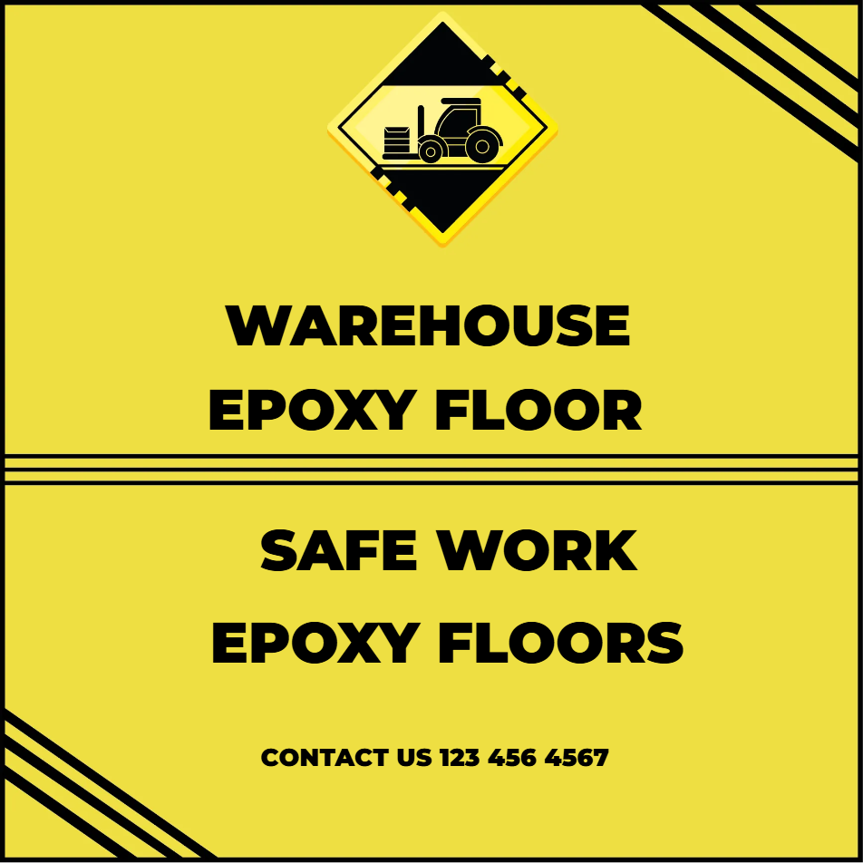 Custom Outdoor Yard Signs Multiple Sizes Warehouse Epoxy Floor