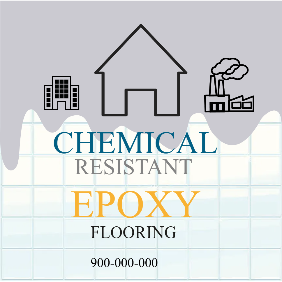 Custom Outdoor Yard Signs Multiple Sizes Chemical Resistant Epoxy Flooring