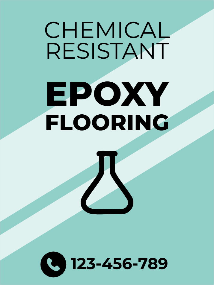 Custom Outdoor Yard Signs Multiple Sizes Chemical Resistant Epoxy Flooring Call