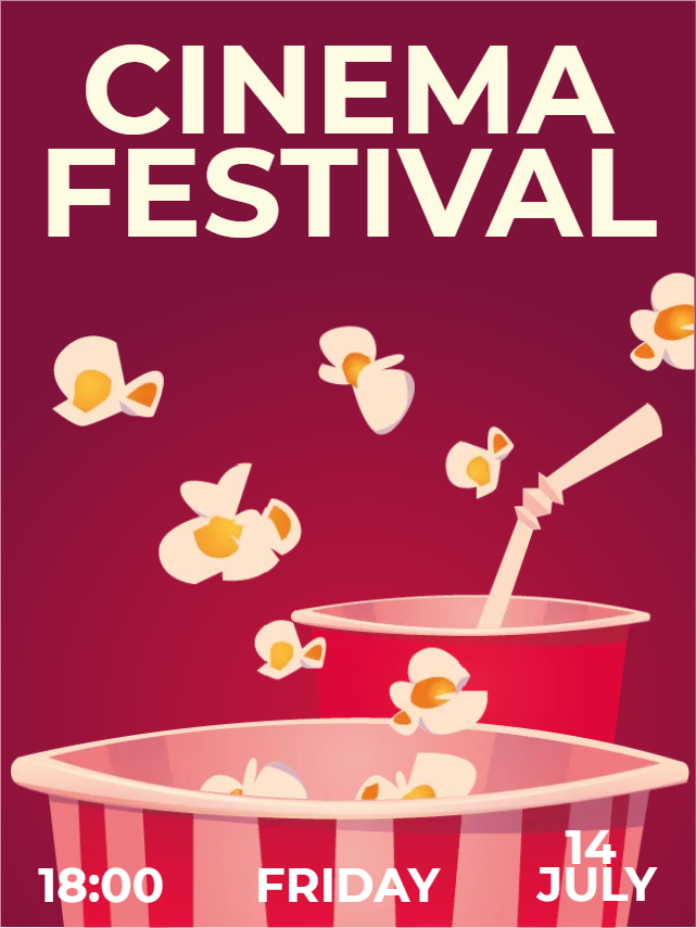 Custom Outdoor Yard Signs Multiple Sizes Cinema Festival