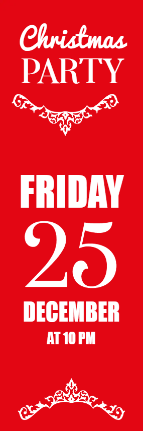 Custom Outdoor Yard Signs Multiple Sizes Christmas Party