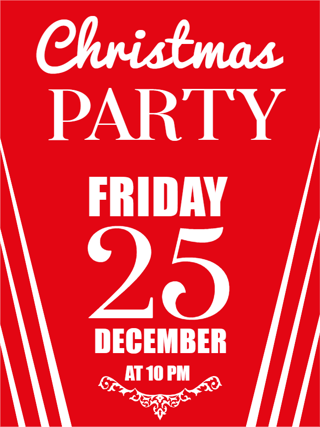Custom Outdoor Yard Signs Multiple Sizes Christmas Party