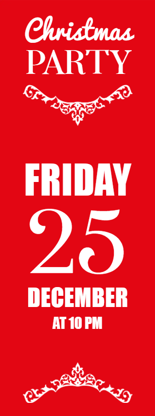 Custom Outdoor Yard Signs Multiple Sizes Christmas Party