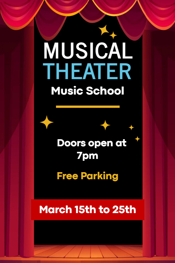 Custom Outdoor Yard Signs Multiple Sizes Musical Theater