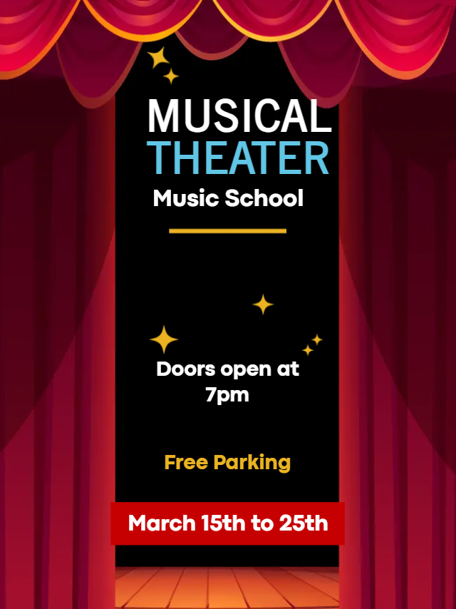 Custom Outdoor Yard Signs Multiple Sizes Musical Theater