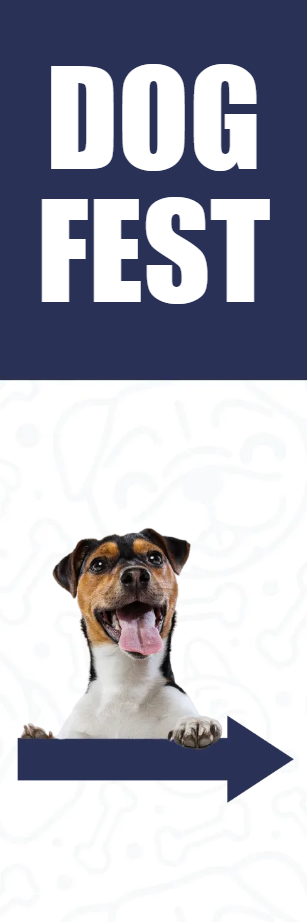 Custom Outdoor Yard Signs Multiple Sizes Dog Fest