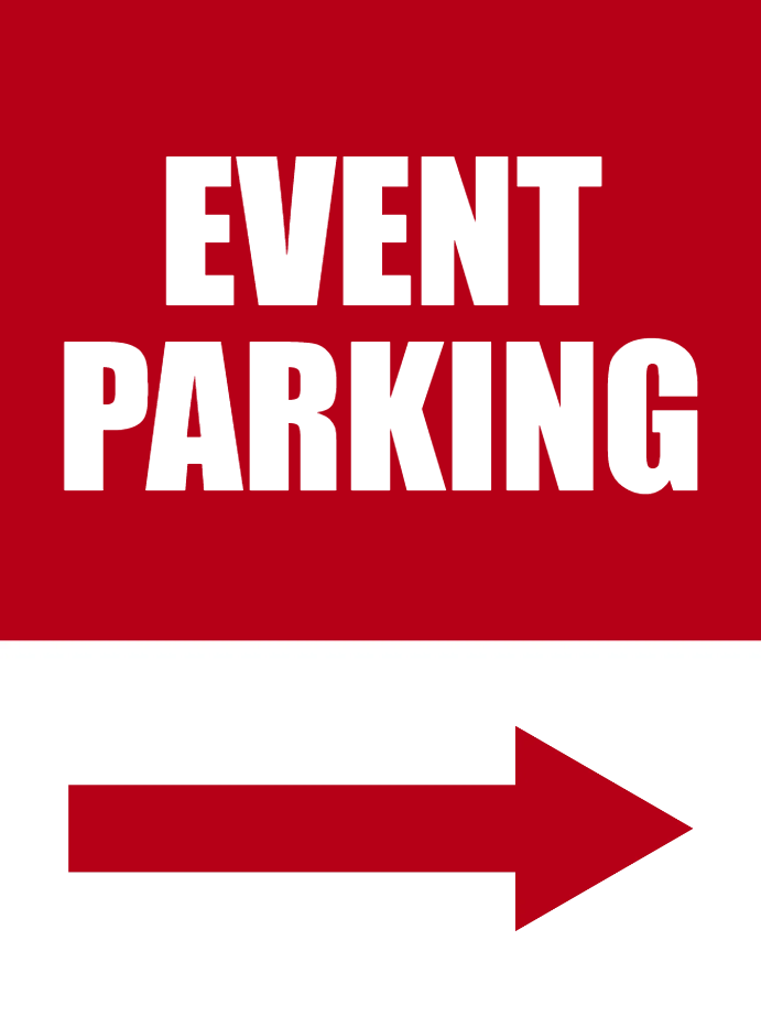 Custom Outdoor Yard Signs Multiple Sizes Event Parking