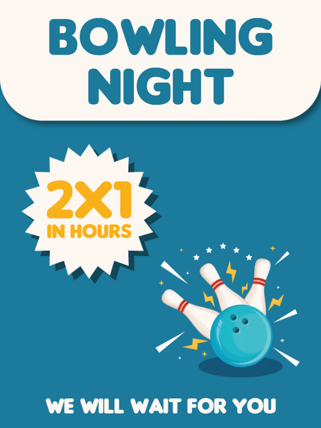 Custom Outdoor Yard Signs Multiple Sizes Bowling Night