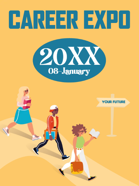 Custom Outdoor Yard Signs Multiple Sizes Career Expo