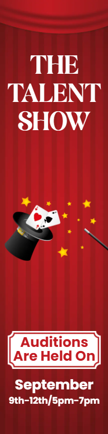 Custom Outdoor Yard Signs Multiple Sizes Talent Show Auditions