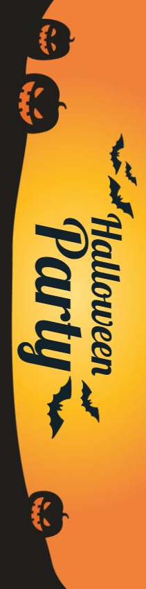 Custom Outdoor Yard Signs Multiple Sizes November Halloween Party