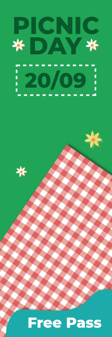 Custom Outdoor Yard Signs Multiple Sizes Picnic Day