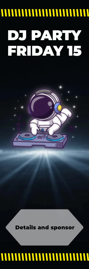 Custom Outdoor Yard Signs Multiple Sizes DJ Party