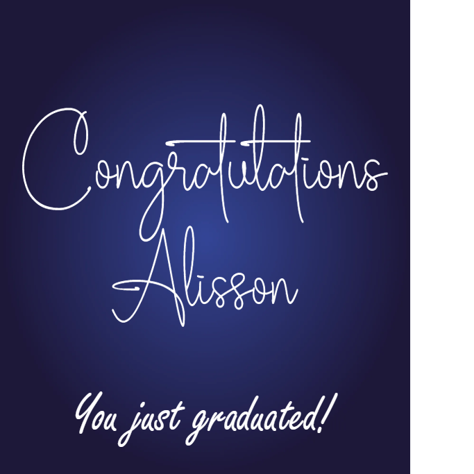 Custom Outdoor Foam Board Signs Congratulations