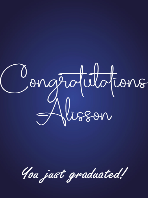 Custom Outdoor Foam Board Signs Congratulations