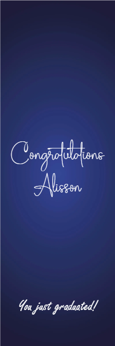 Custom Outdoor Foam Board Signs Congratulations