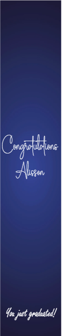 Custom Outdoor Foam Board Signs Congratulations