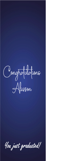 Custom Outdoor Foam Board Signs Congratulations