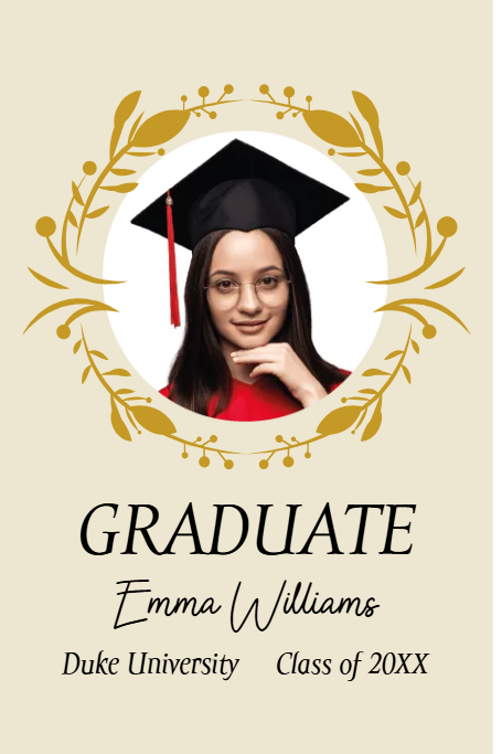 Custom Outdoor Foam Board Signs Graduate
