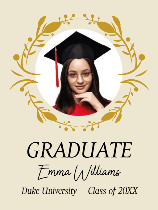 Custom Outdoor Foam Board Signs Graduate