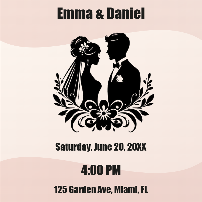 Custom Outdoor Foam Board Signs Emma & Daniel