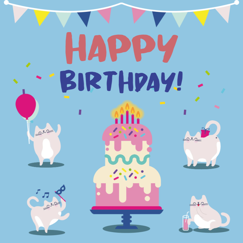 Custom Outdoor Foam Board Signs Happy Birthday