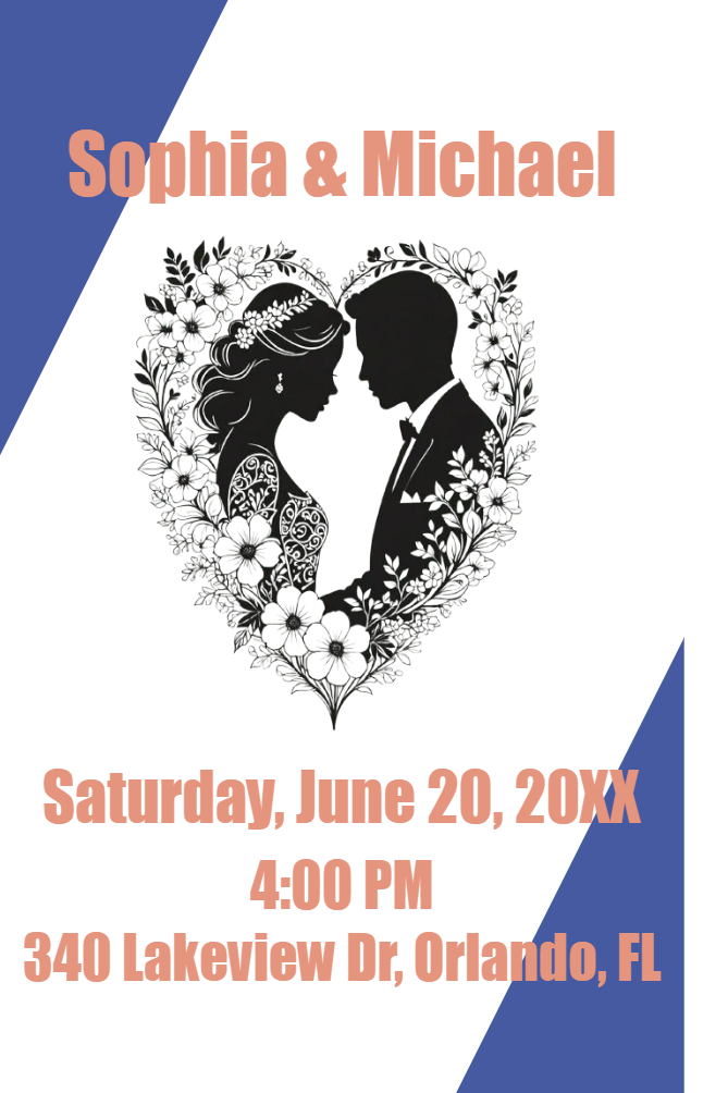 Custom Outdoor Foam Board Signs Sophia & Michael