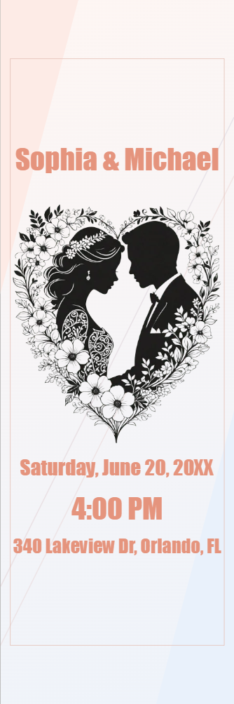 Custom Outdoor Foam Board Signs Sophia & Michael