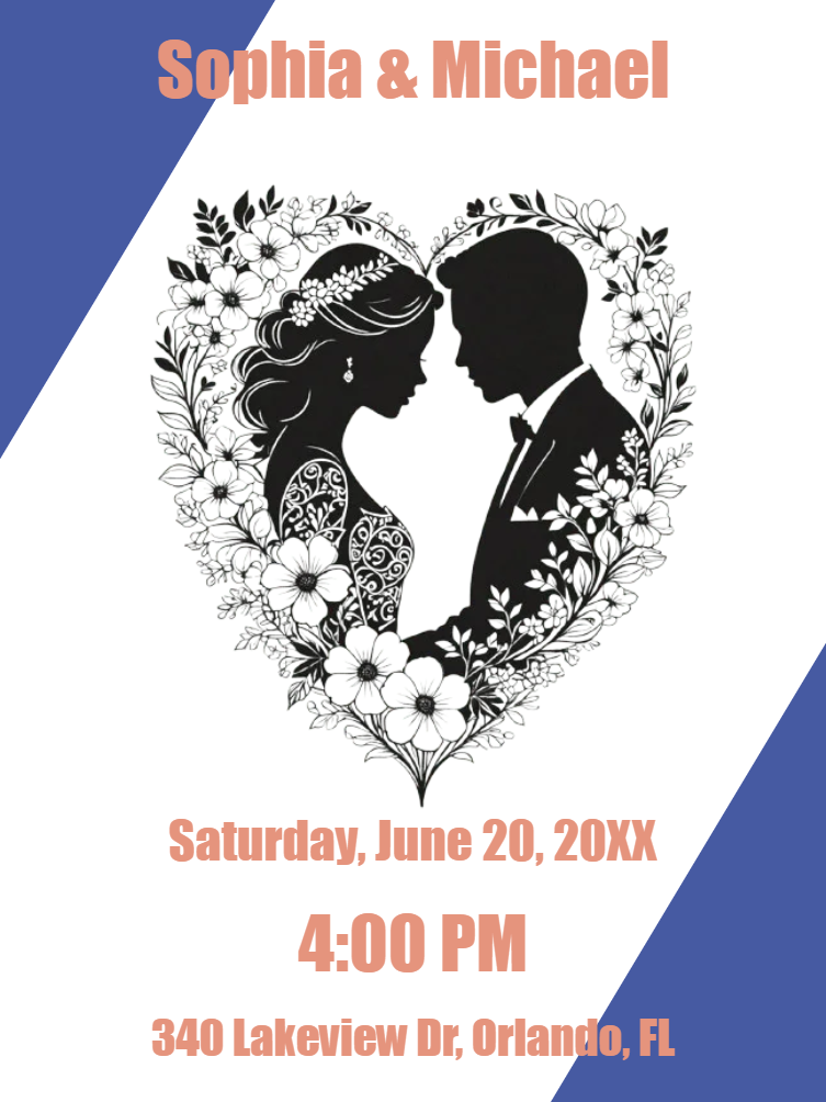 Custom Outdoor Foam Board Signs Sophia & Michael