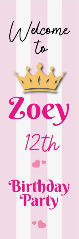 Custom Outdoor Foam Board Signs Zoey 12th