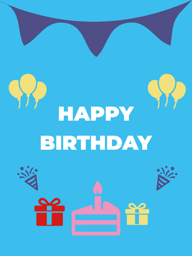 Custom Outdoor Foam Board Signs Happy Birthday