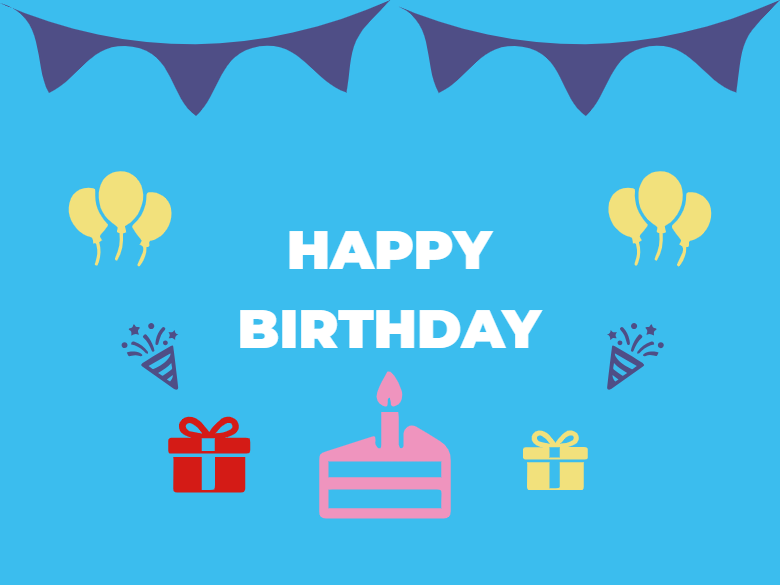 Custom Outdoor Foam Board Signs Happy Birthday