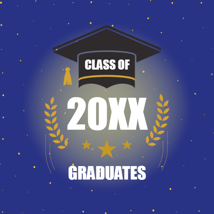 Custom Outdoor Foam Board Signs  Class of 20XX