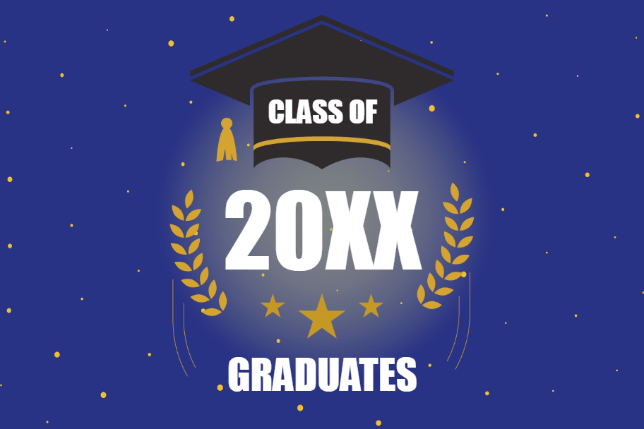 Custom Outdoor Foam Board Signs  Class of 20XX