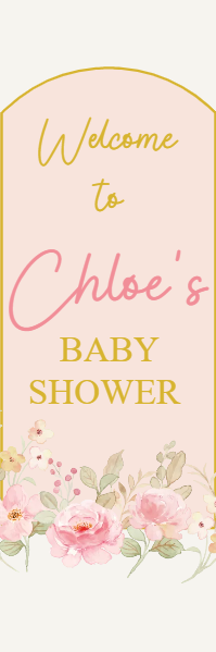 Custom Outdoor Foam Board Signs Welcome to Chloe’s