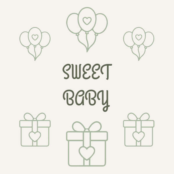Custom Outdoor Foam Board Signs Sweet Baby