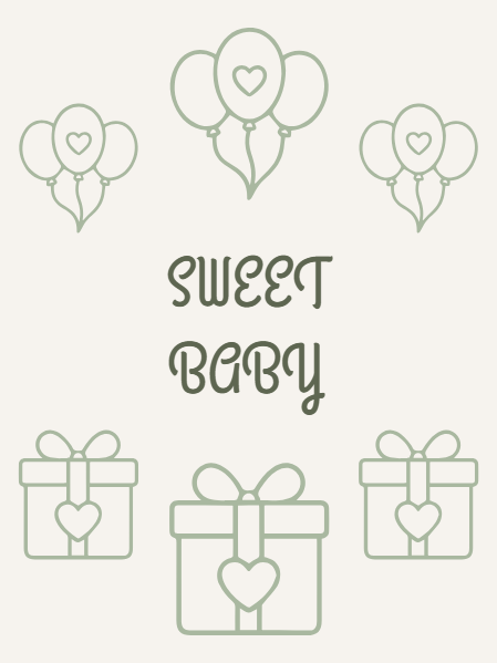 Custom Outdoor Foam Board Signs Sweet Baby