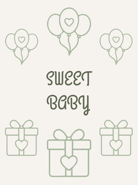 Custom Outdoor Foam Board Signs Sweet Baby