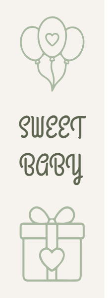Custom Outdoor Foam Board Signs Sweet Baby