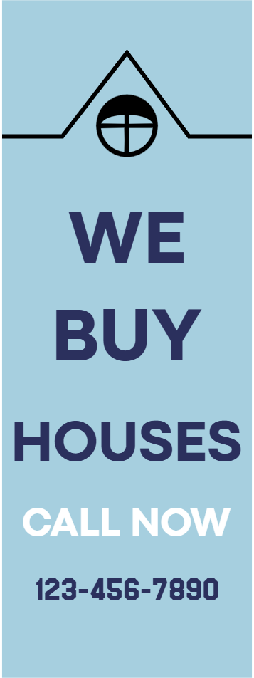 Custom Outdoor Yard Signs Multiple Sizes We Buy Houses