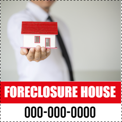Custom Outdoor Yard Signs Multiple Sizes  Foreclosure House