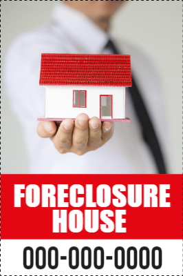 Custom Outdoor Yard Signs Multiple Sizes  Foreclosure House